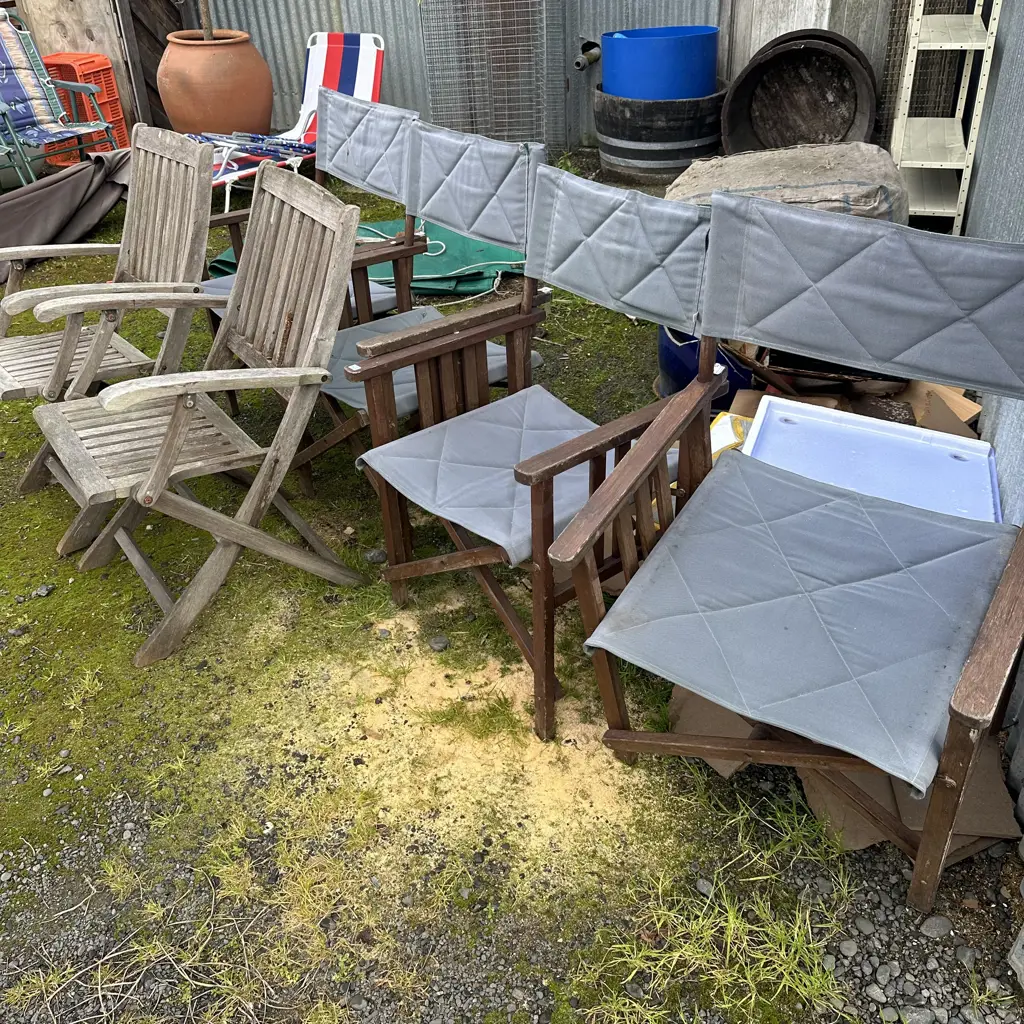 6 outdoor chairs Image 1++