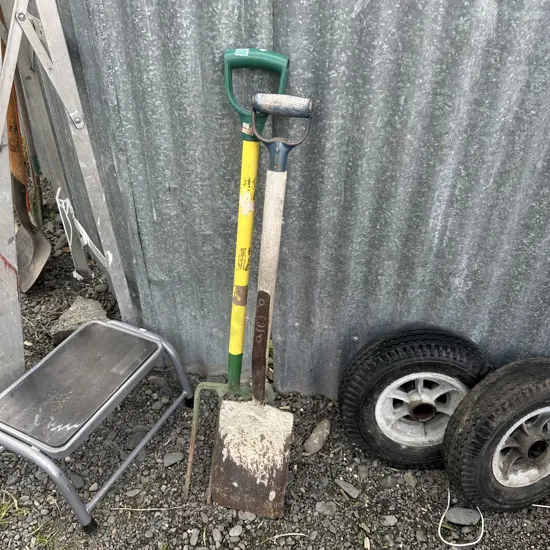 Spade and fork