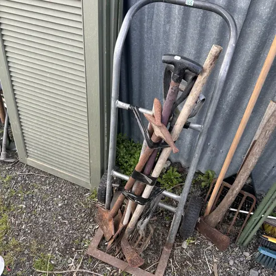 trolley and tools