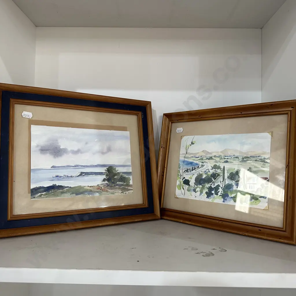 Pr of Nicki Waters W/C paintings Image 1++