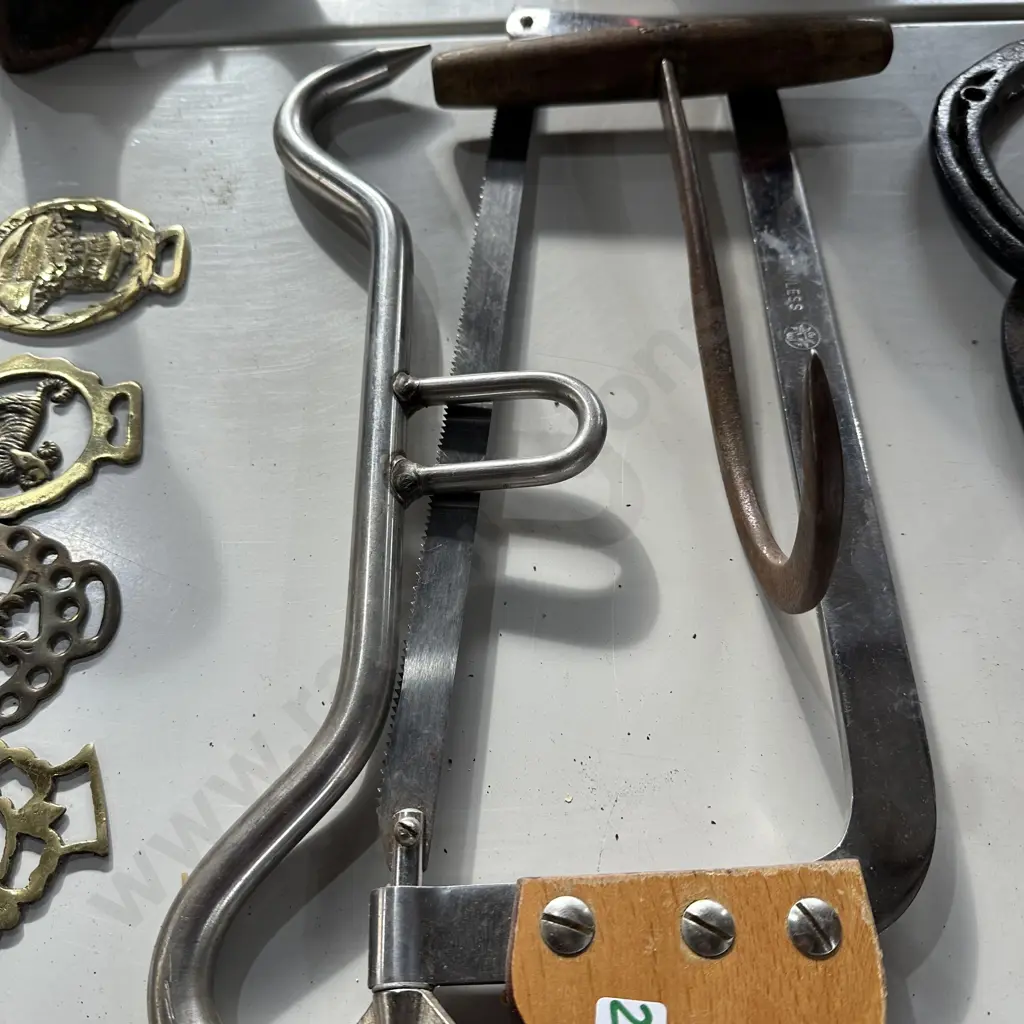 meat hook, hanger and saw Image 1++