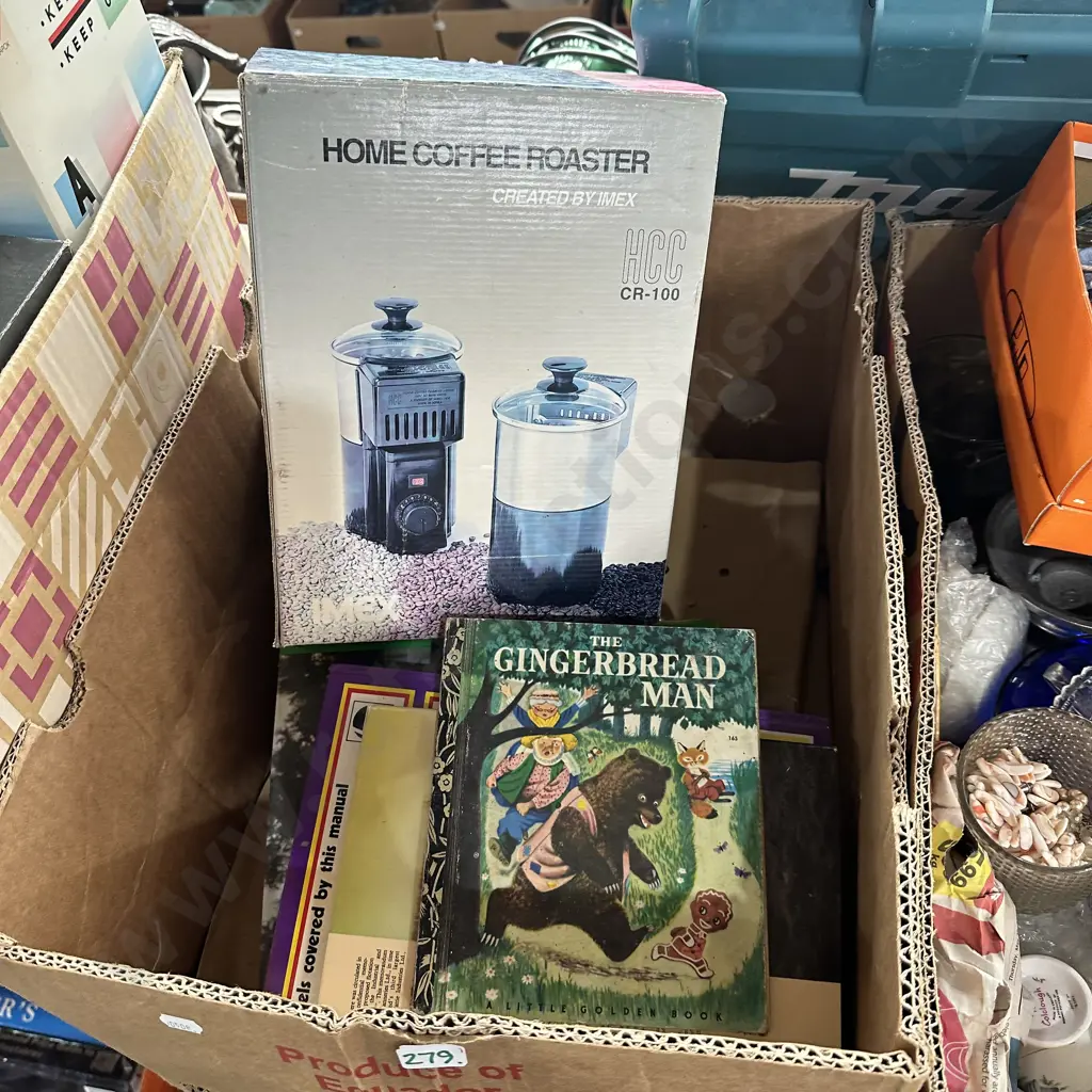 coffee roaster and books Image 1++