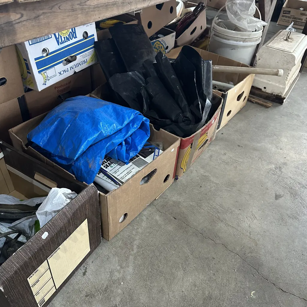 large bay lot boxes, sewer, sand etc Image 1++
