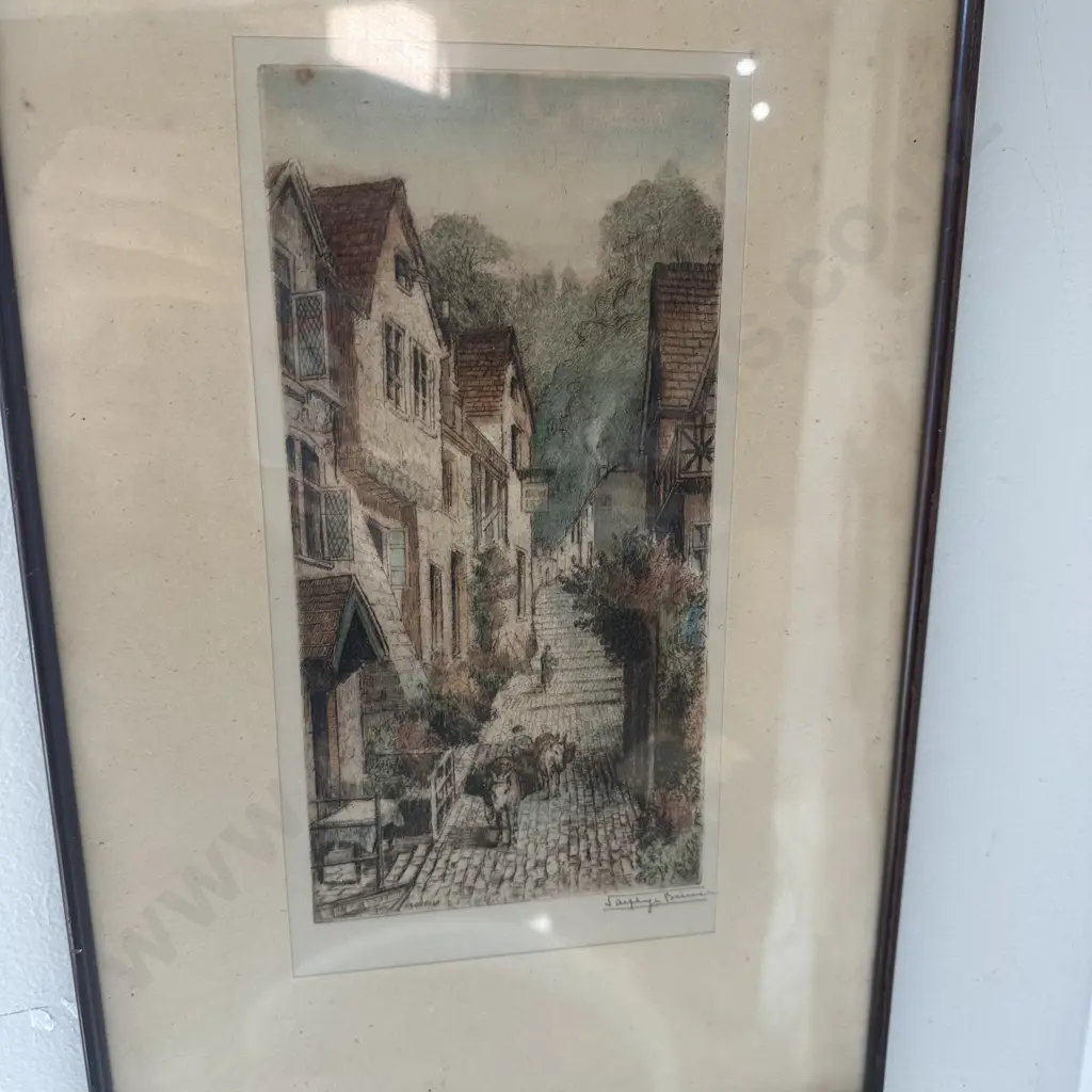 Ltd edition etching printed in colour by Alphege Brewer Image 1++