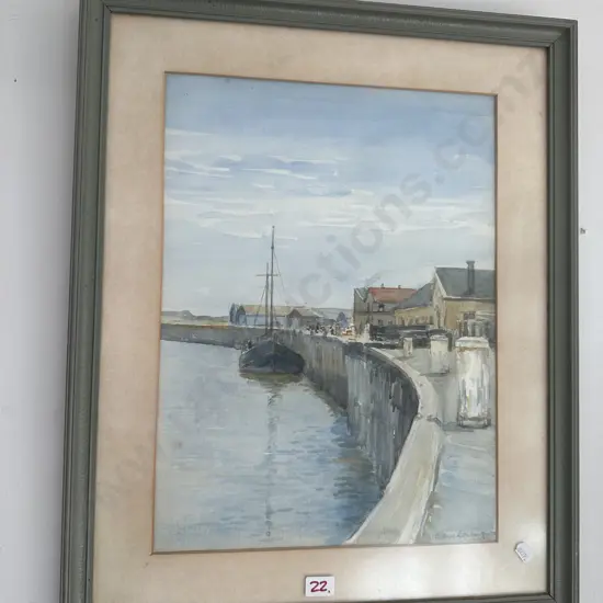 Signed water colour