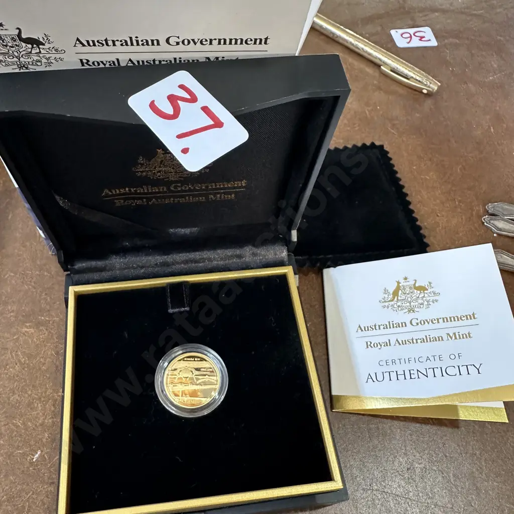 Boxed $10 Gold coin "Heros of the sky" Royal Aust. Mint 1/10oz Image 1++