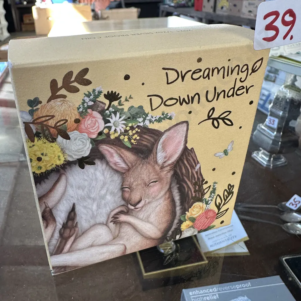 2021 1/2oz Silver proof coin (Perth Mint) dreaming down under Image 1++