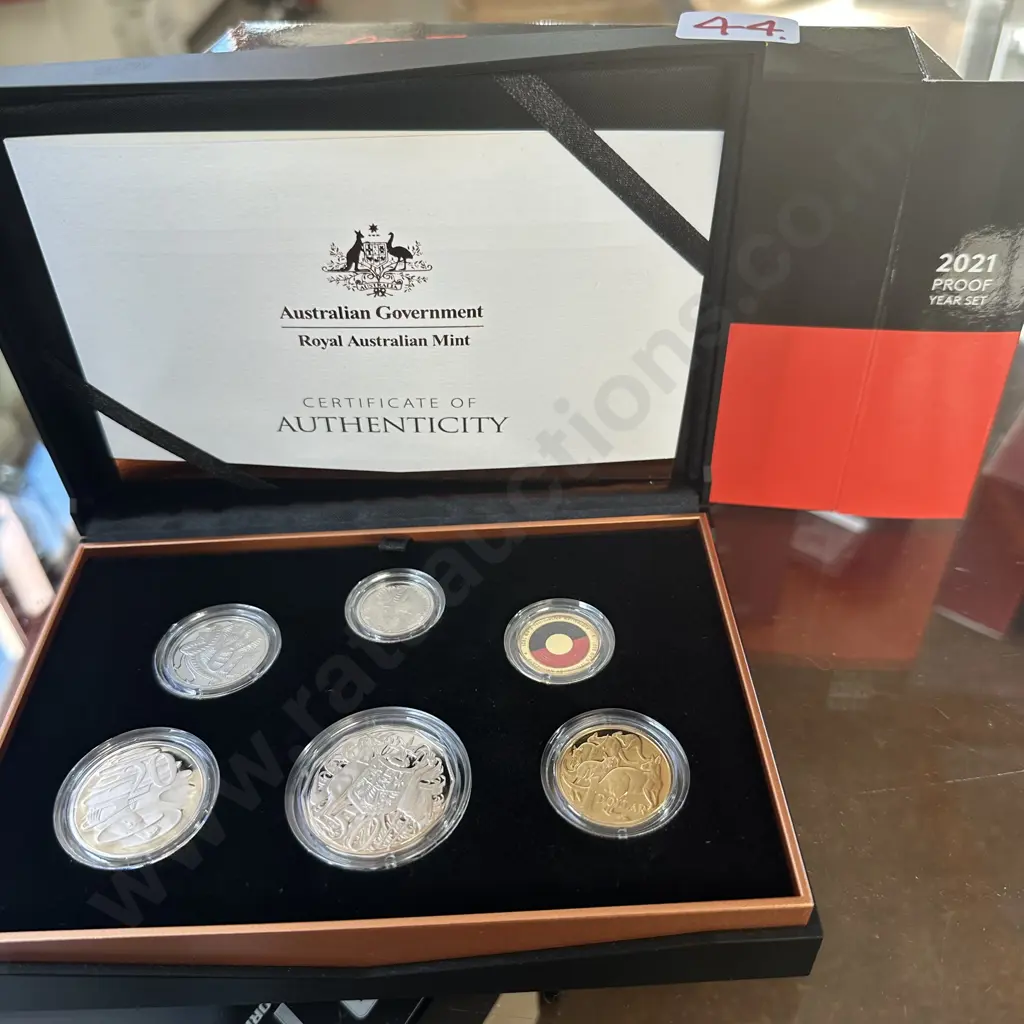 2021 proof set coins "one flag, many nations" Royal Aust. Mint Image 1++