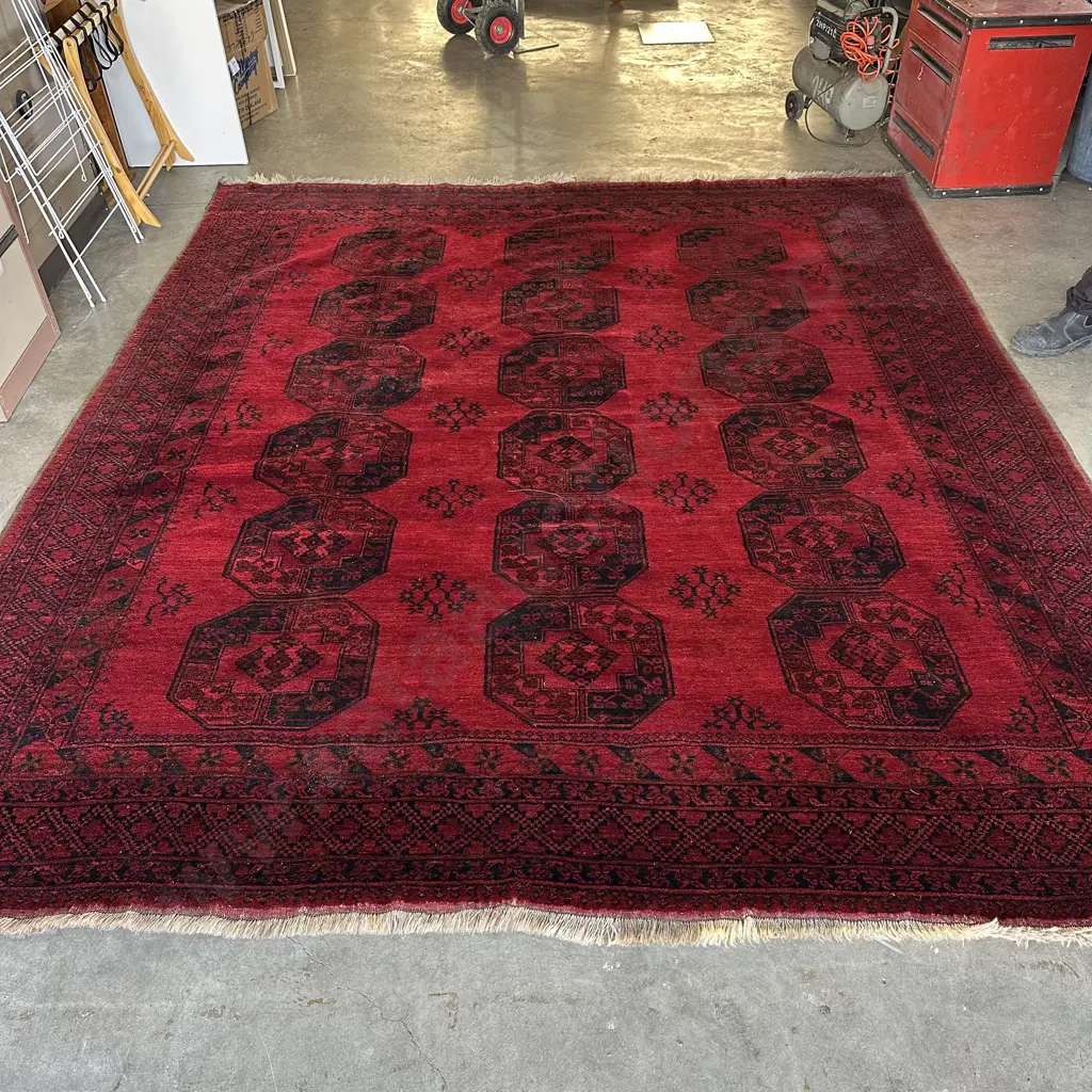 Afganistan Suliaman Charush Persian rug 3220 x 2750 good age & condition Image 1++
