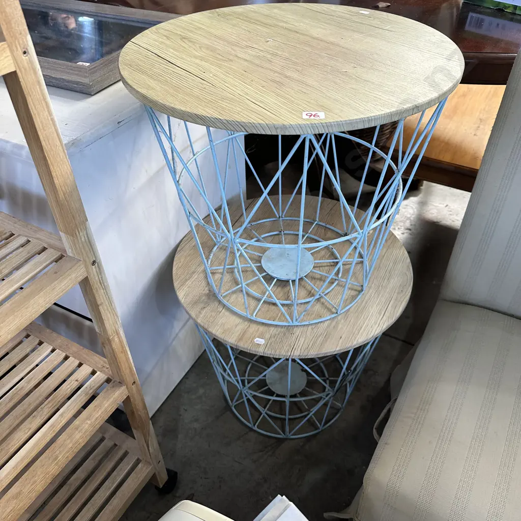 Pr wire side tables Image 1++