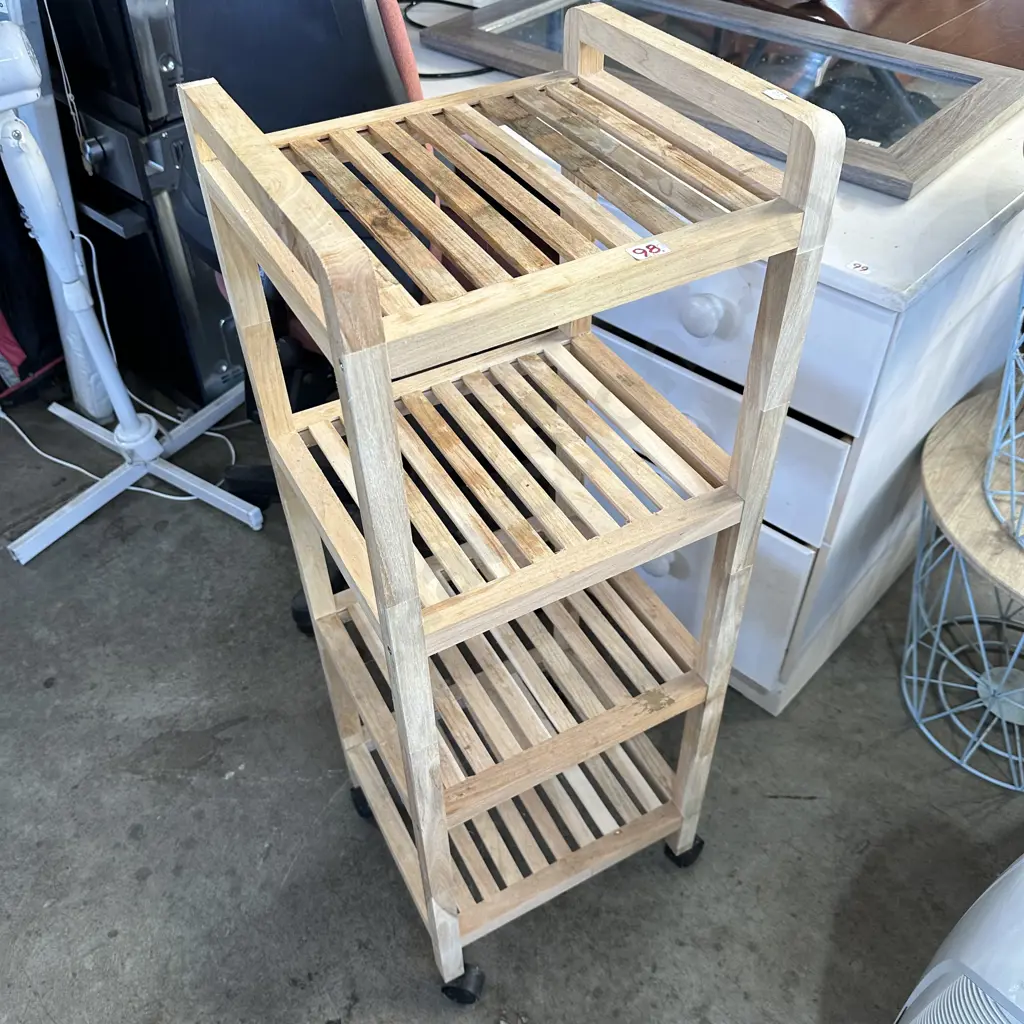 wooden trolley Image 1++