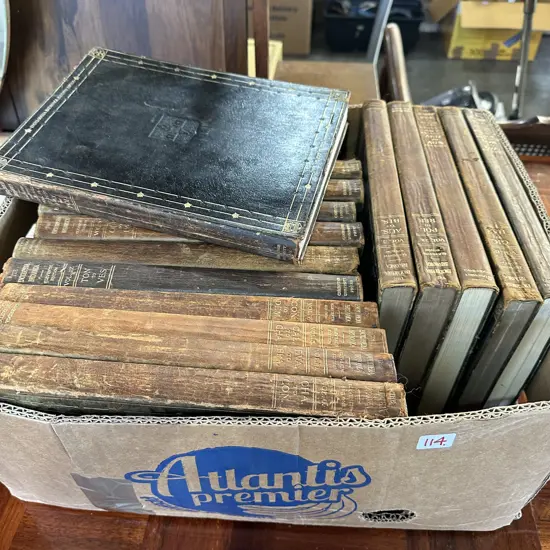 Leather bound set