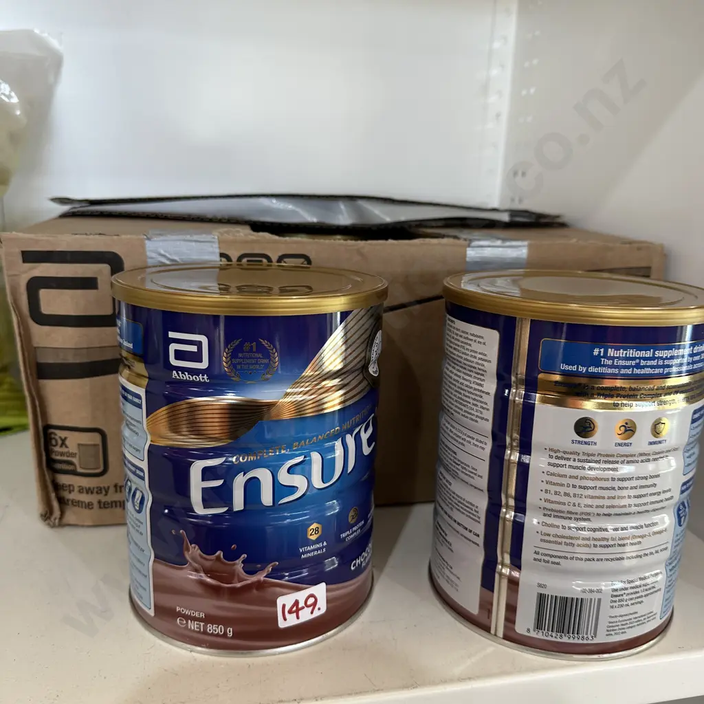 6 new tins of Ensure exp june 2026 Image 1++