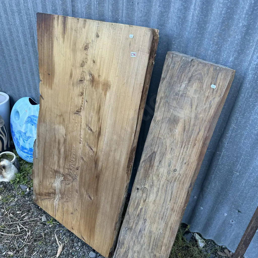 2 slabs wood Image 1++