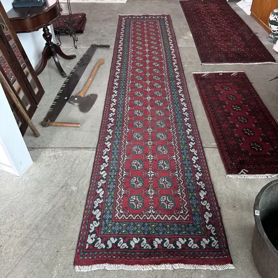 Persian hall runner Turkmann #30 4000x800mm (as new)