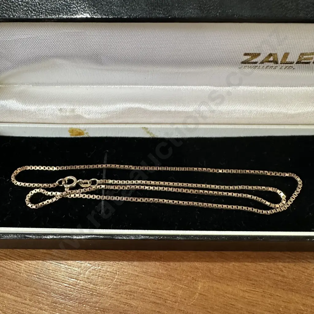 9kt gold hallmarked 440mm chain 5.3g Image 1++