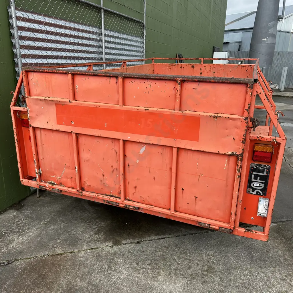 Trailer with ramp 2700 x 1500 inside walls, current rego, no WOF Image 1++