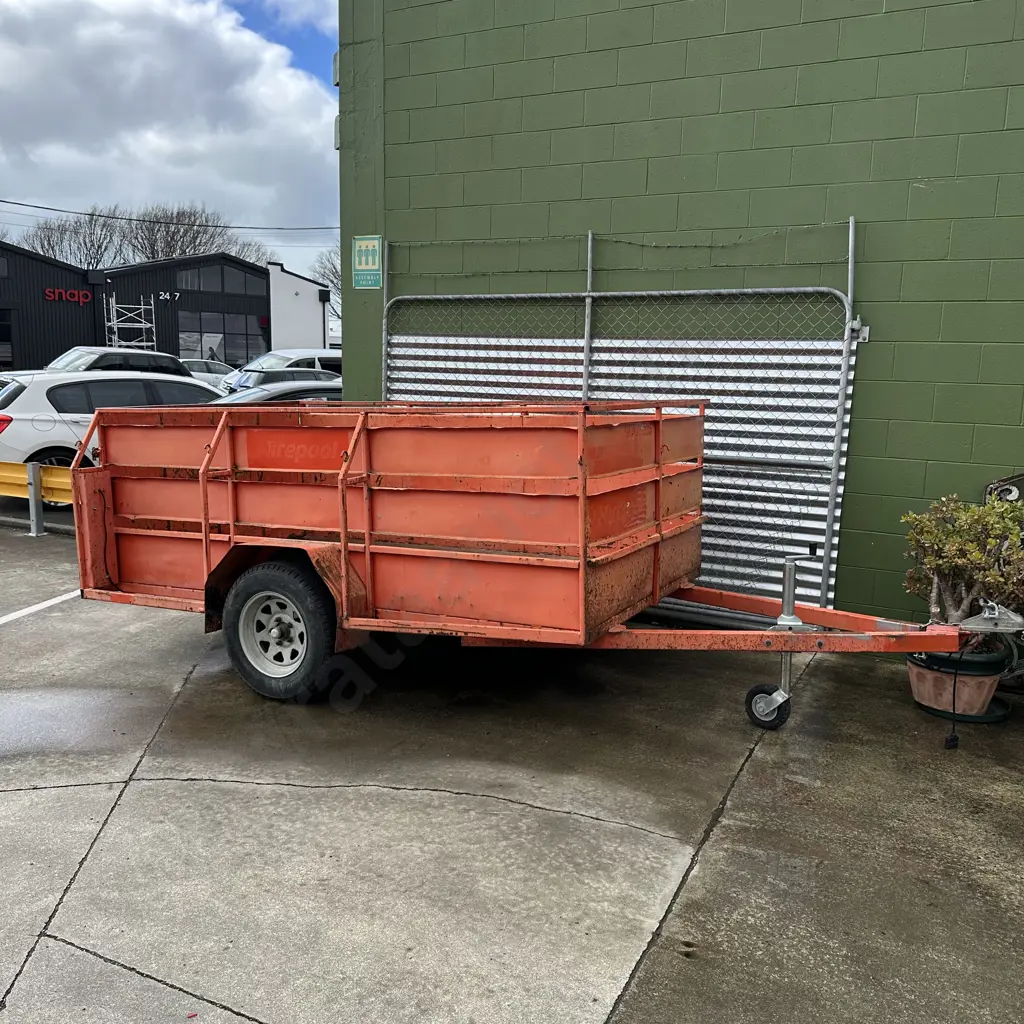 Trailer with ramp 2700 x 1500 inside walls, current rego, no WOF Image 1++