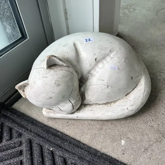 wooden cat