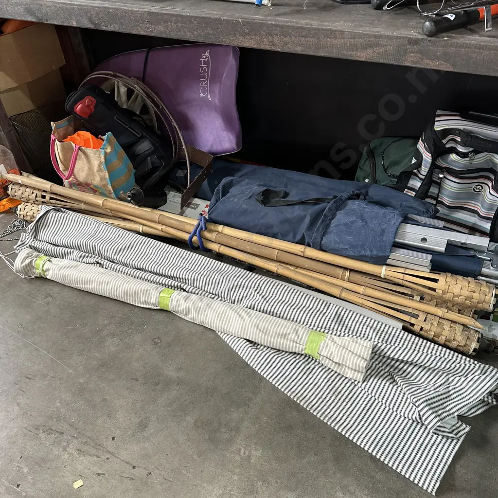 large lot asst inc floor tiles, foot brace etc (not pruner) Image 1++