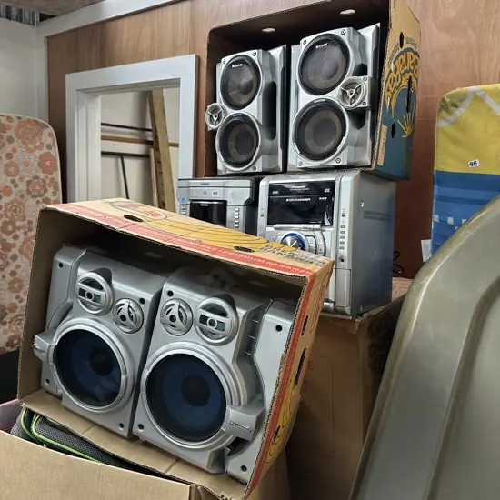 2 x stereos