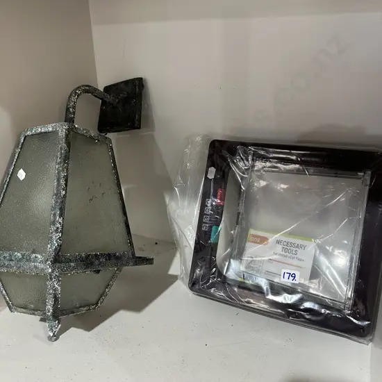 cat flap and lamp