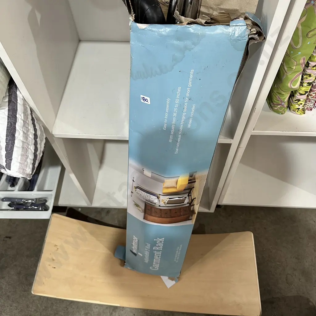 mobile clothes rack and rocket board Image 1++