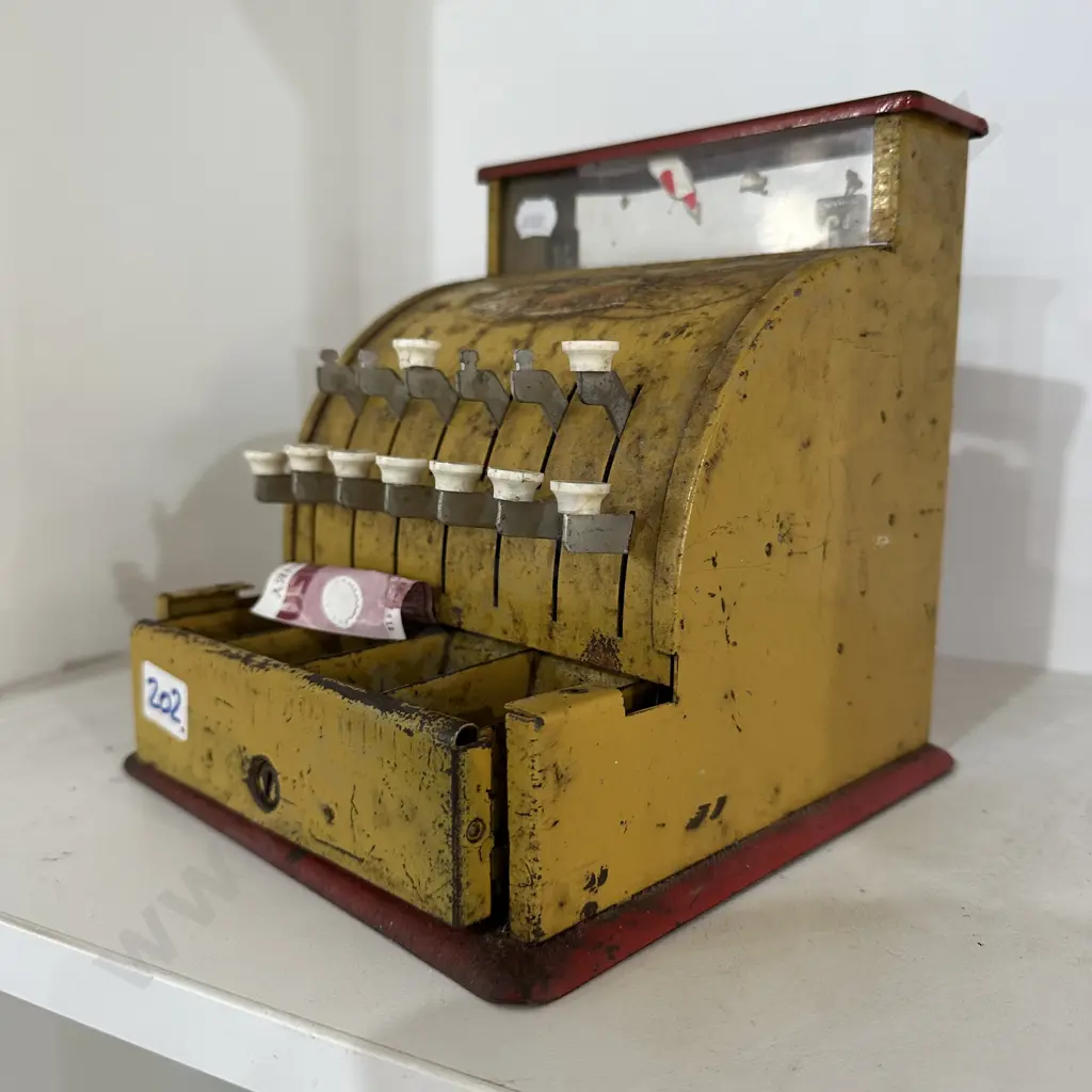 kids toy tin cash register Image 1++