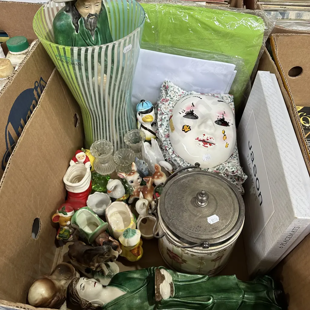 Large vase,mask,figures etc Image 1++
