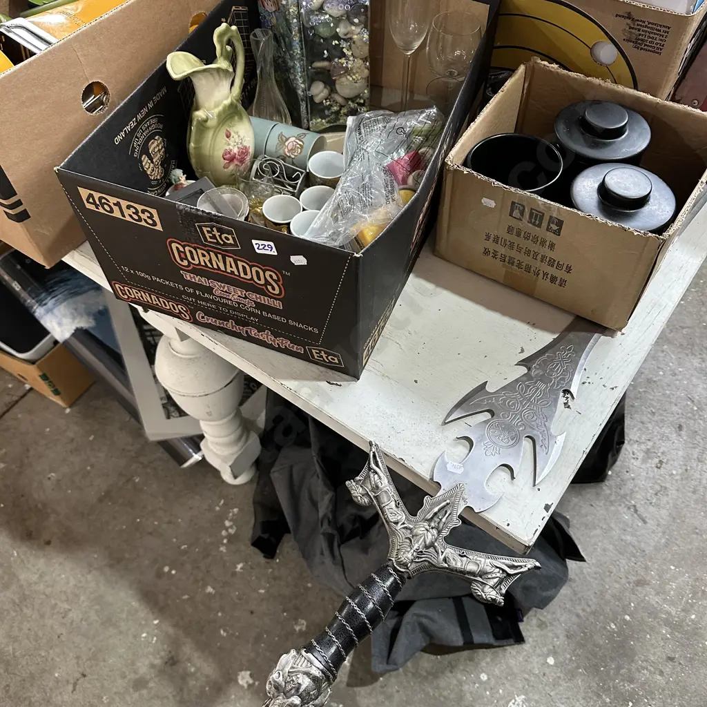 Box assorted and broken sword Image 1++