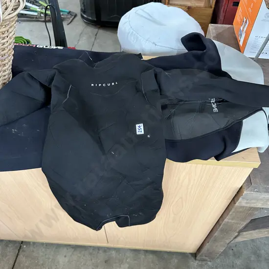 Two wetsuits