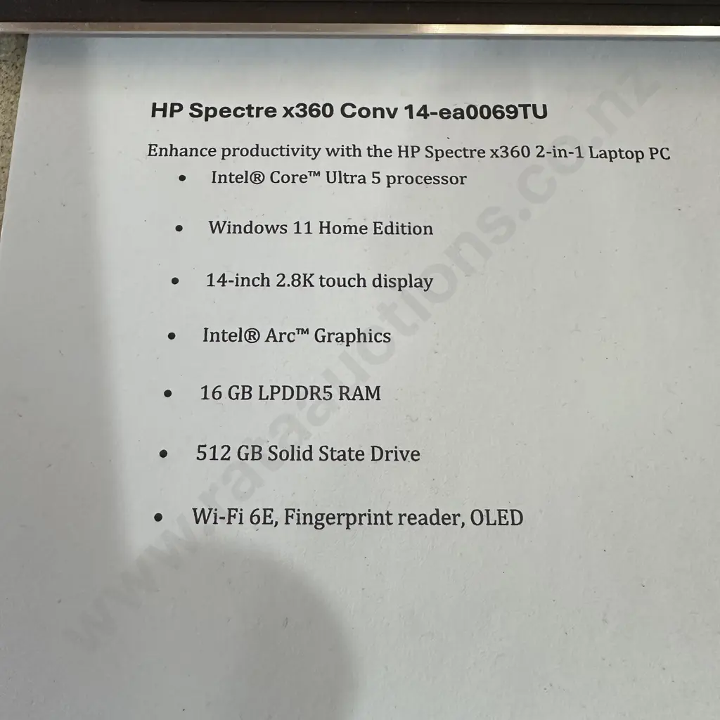 HP spectre lap top (see other photo for details) Image 1++