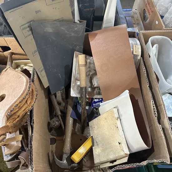 tools and sandpaper