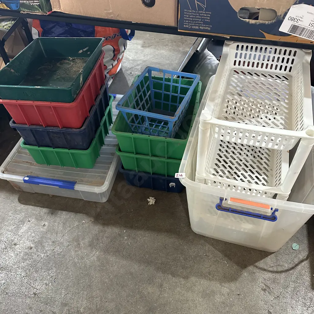 plastic bins Image 1++