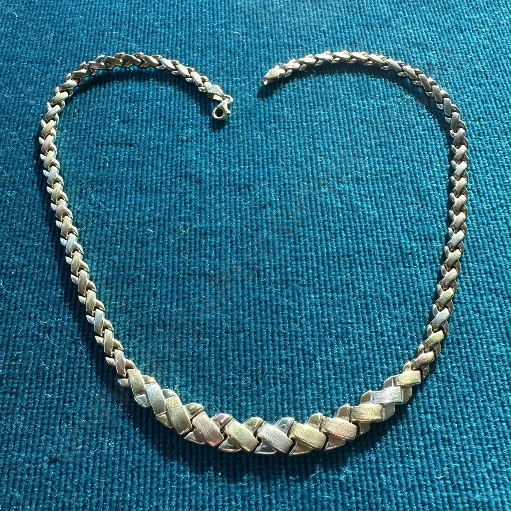 9kt gold necklace stamped Turkey & GL 375 (9.47g) 42cm Image 1++