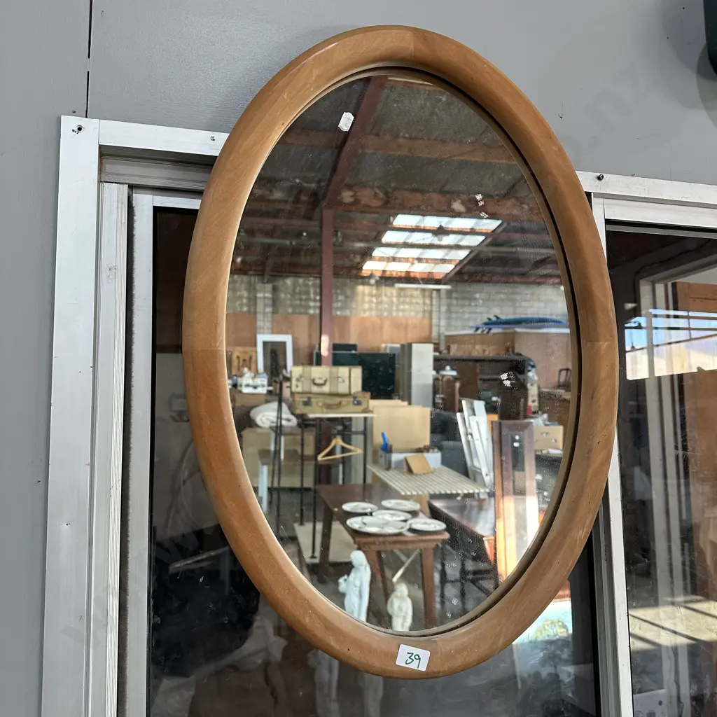 Rimu framed mirror 640mm Image 1++