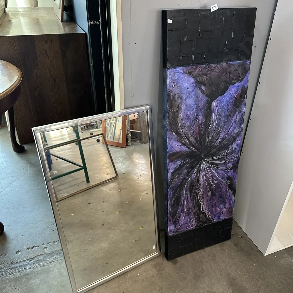 mirror and painting Image 1++