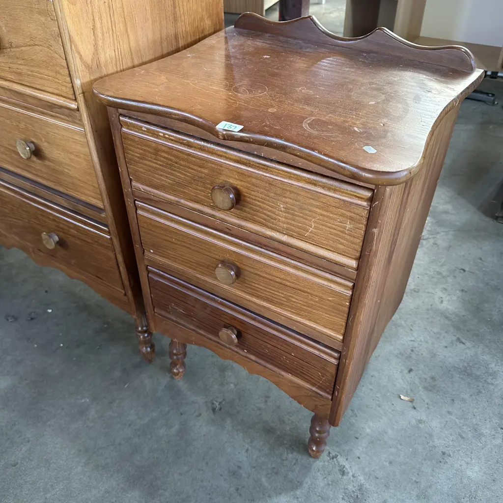 Pine bedside drawers (matching the tall boy) Image 1++