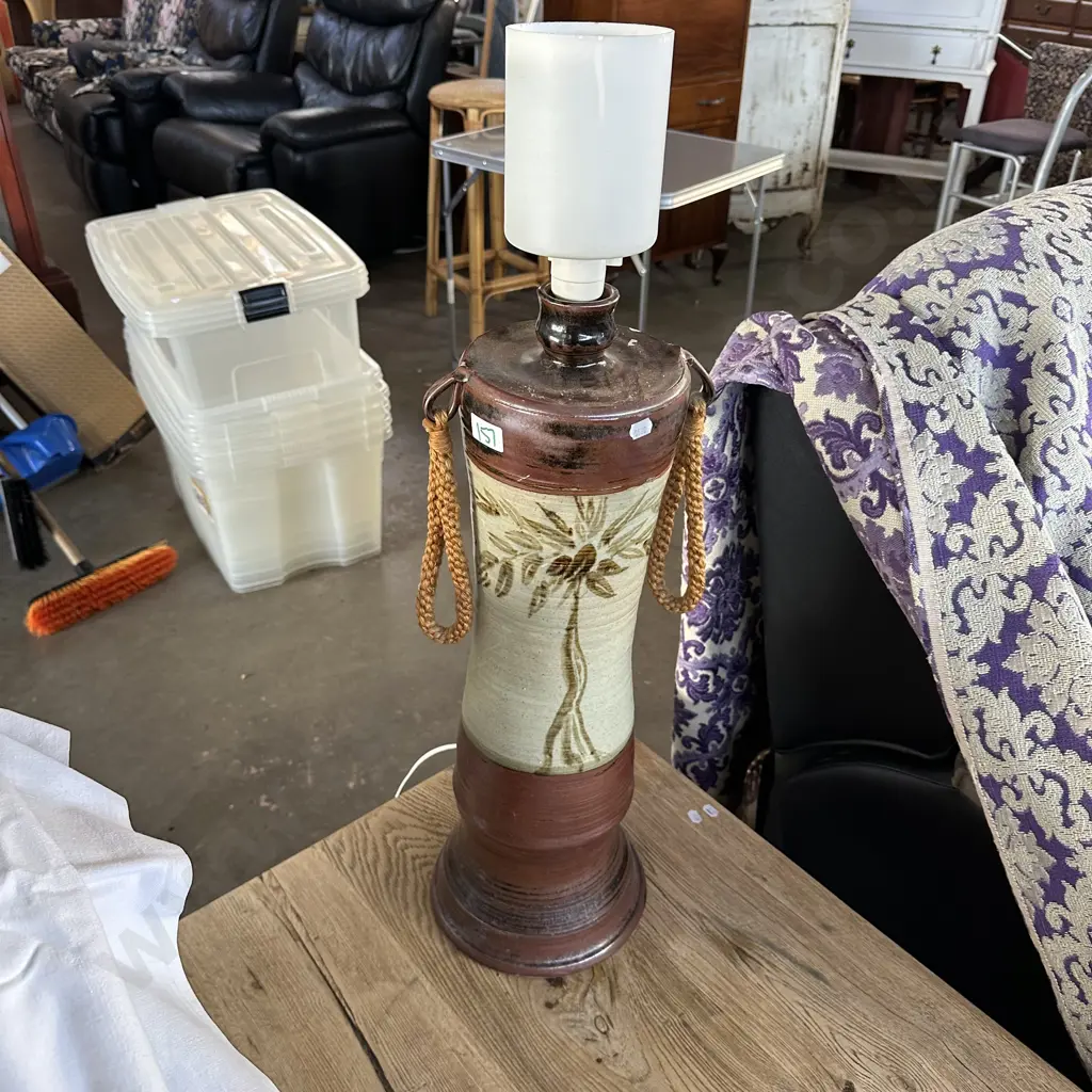 large pottery lamp 770mm Image 1++