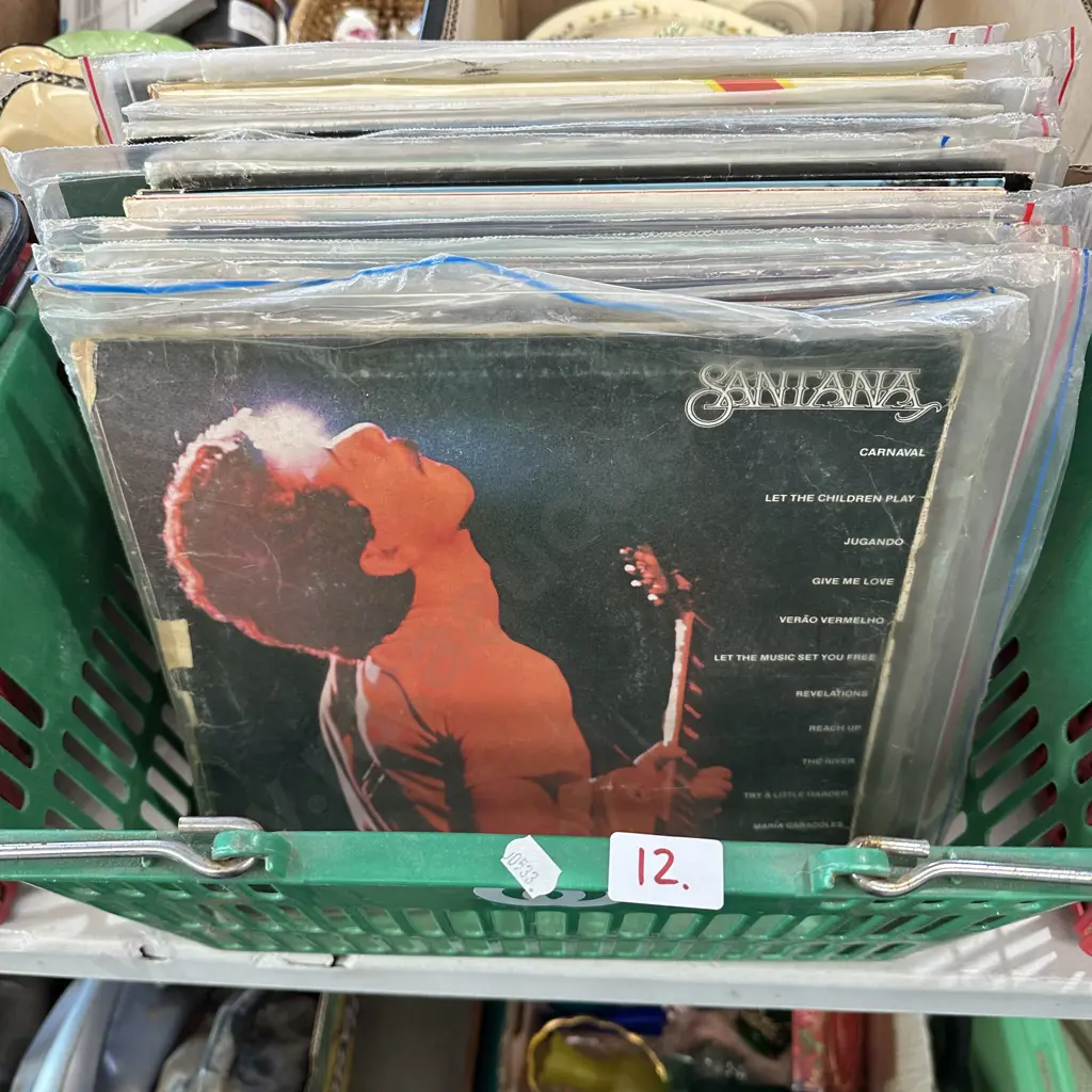 Bin of records Image 1++