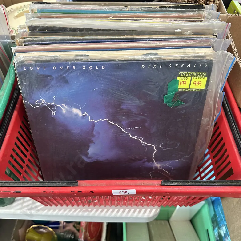 Bin of records Image 1++