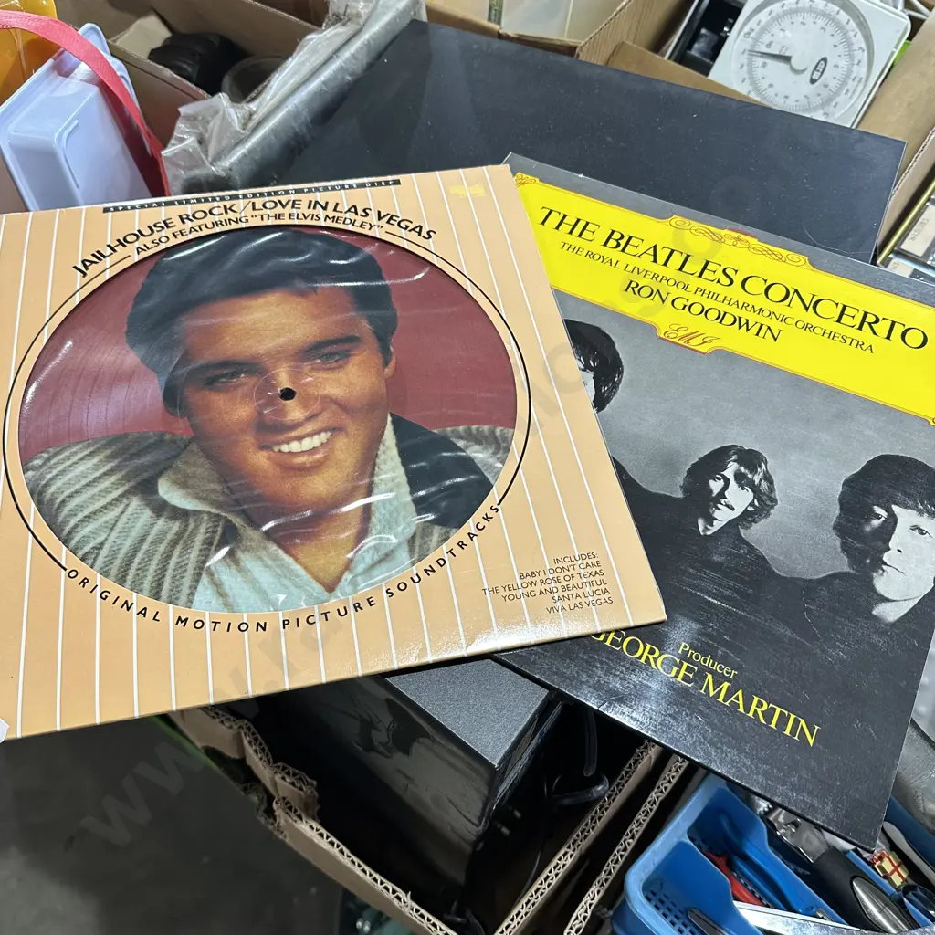 The Beatles concerto LP and Elvis Picture disk Image 1++