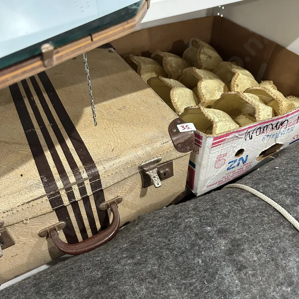 vintage suitcase and shades Image 1++