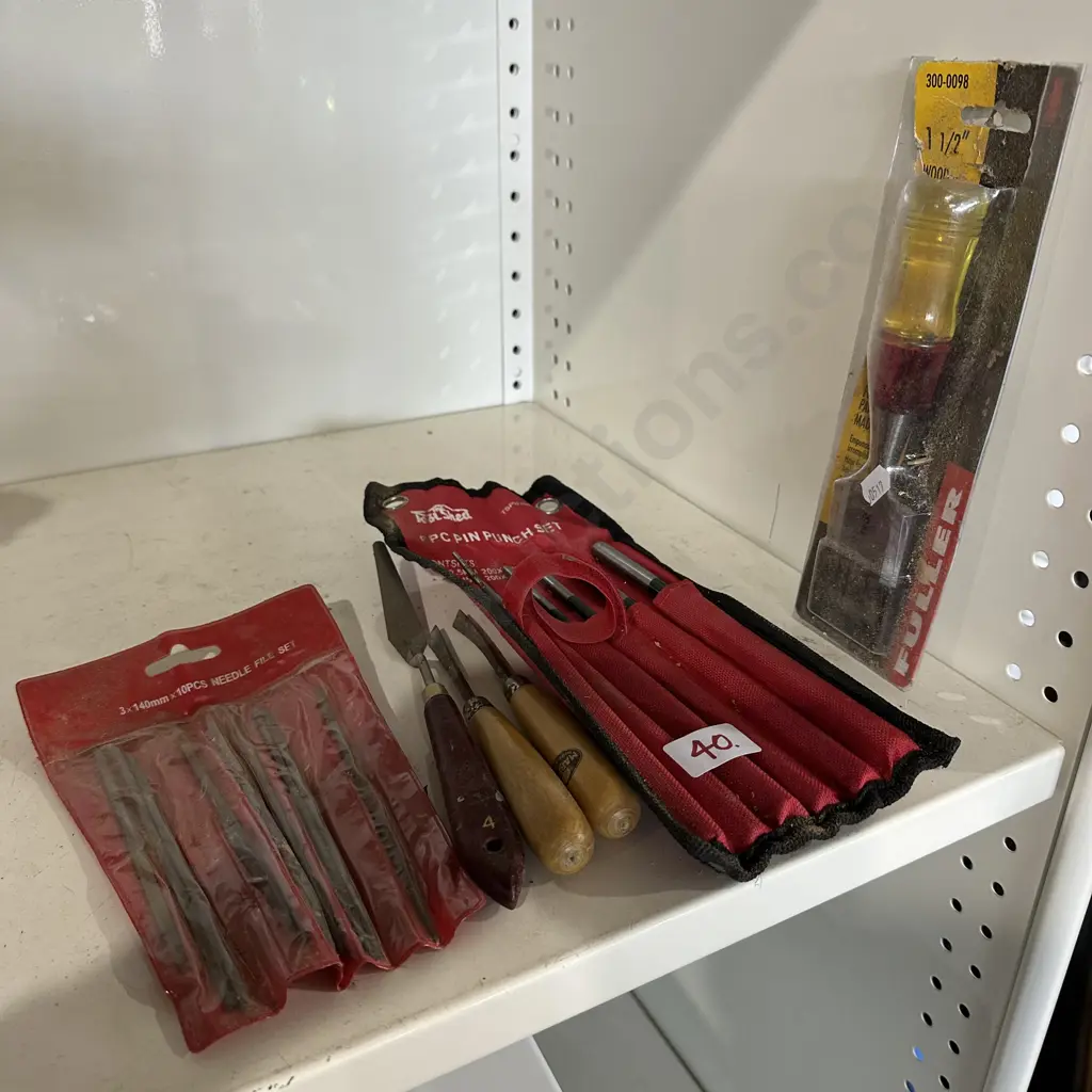 Punch set,needle file set,chisel etc Image 1++