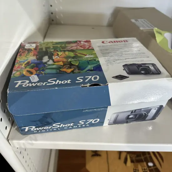 Boxed Canon camera