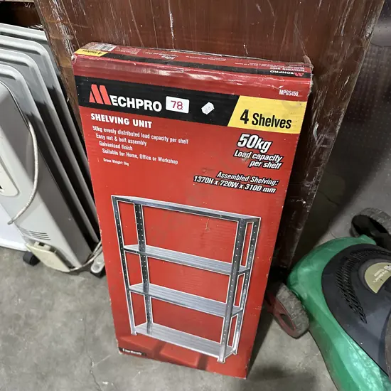 Boxed shelving