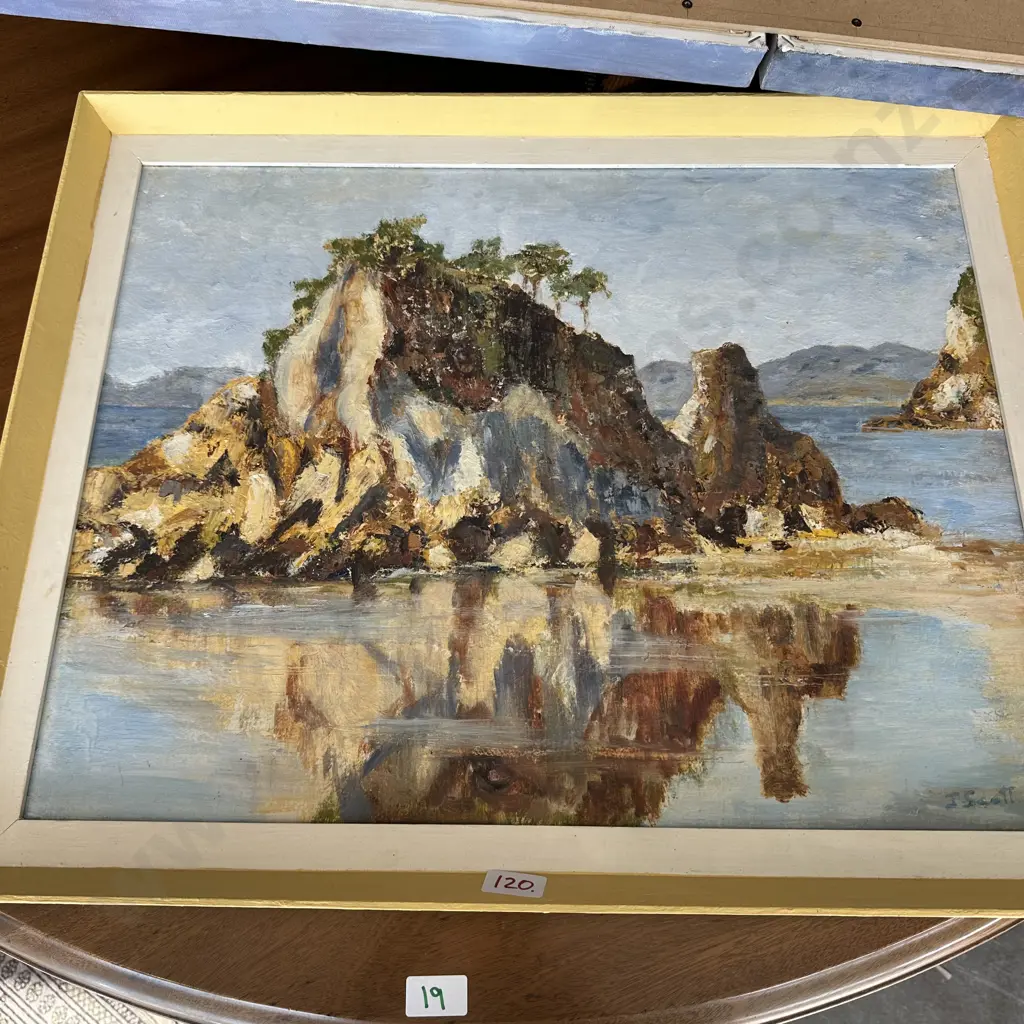 Oil painting by J. Scott Image 1++