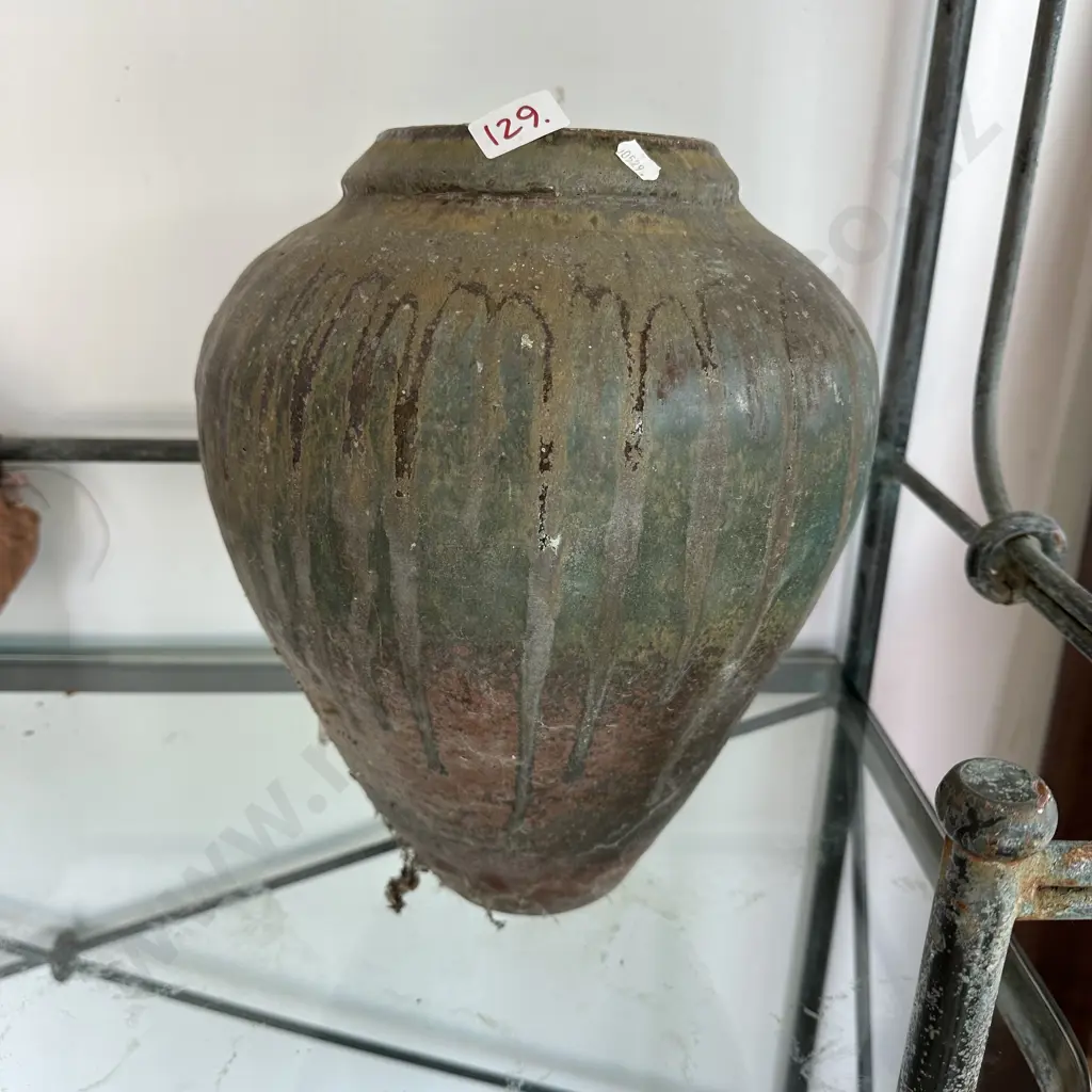 Signed glazed vase Image 1++