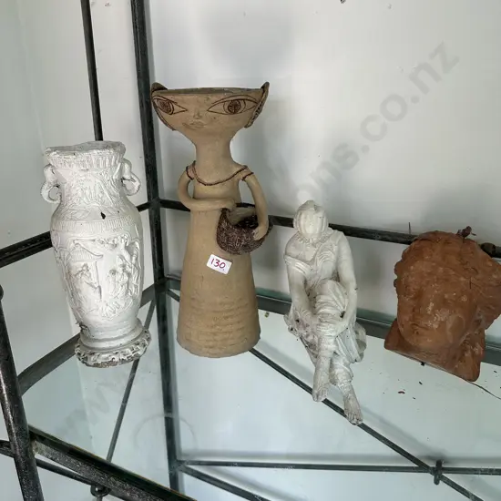 4 garden ornaments