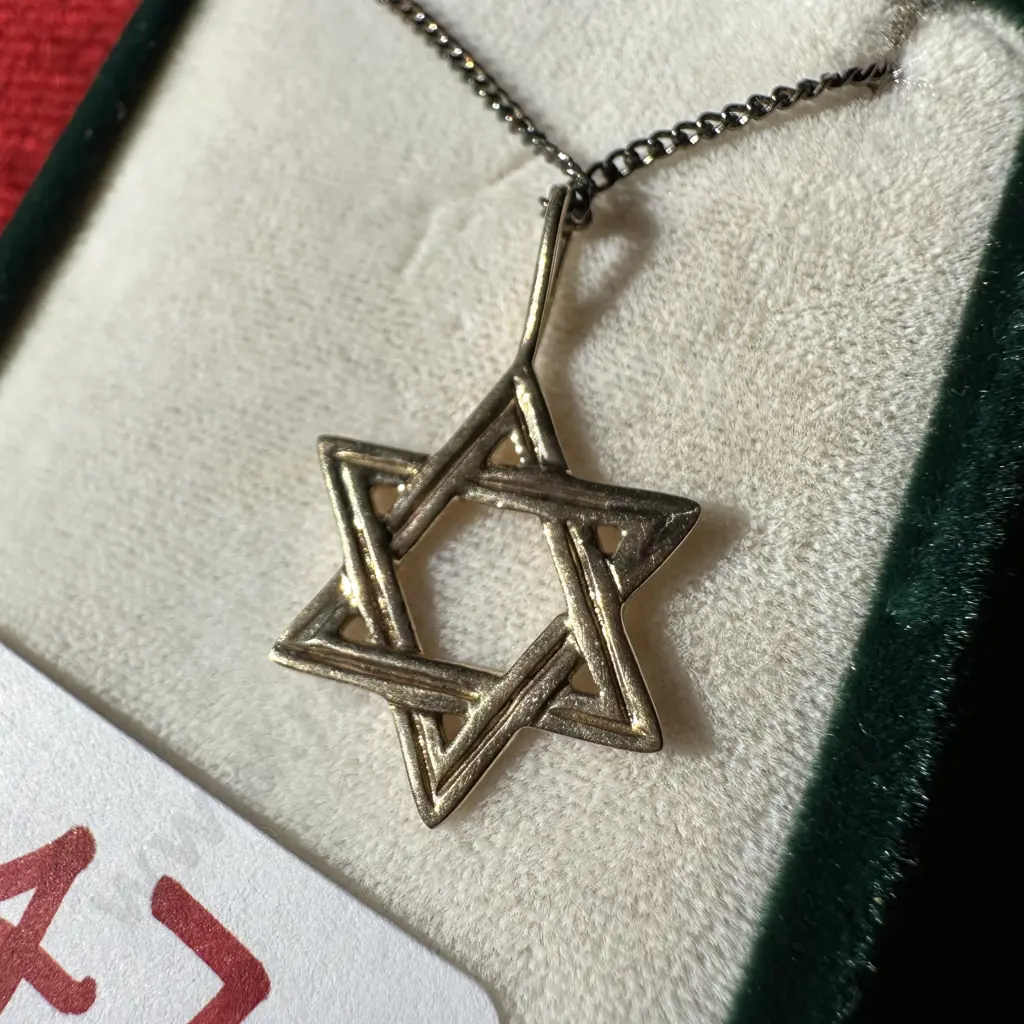 9kt gold pendant on chain Image 1++